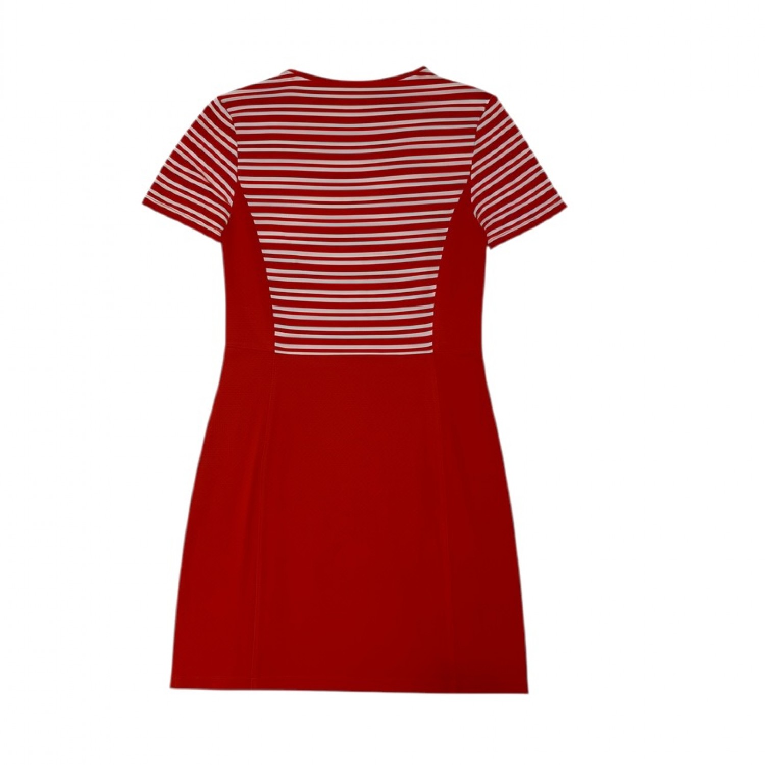 Lacoste Women Red Striped Dress – Classic Sport Chic Style